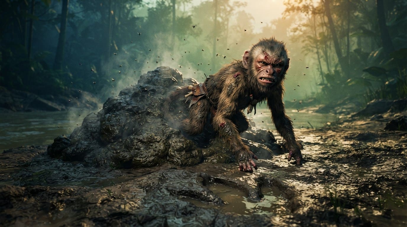 Crawl out of predator dung