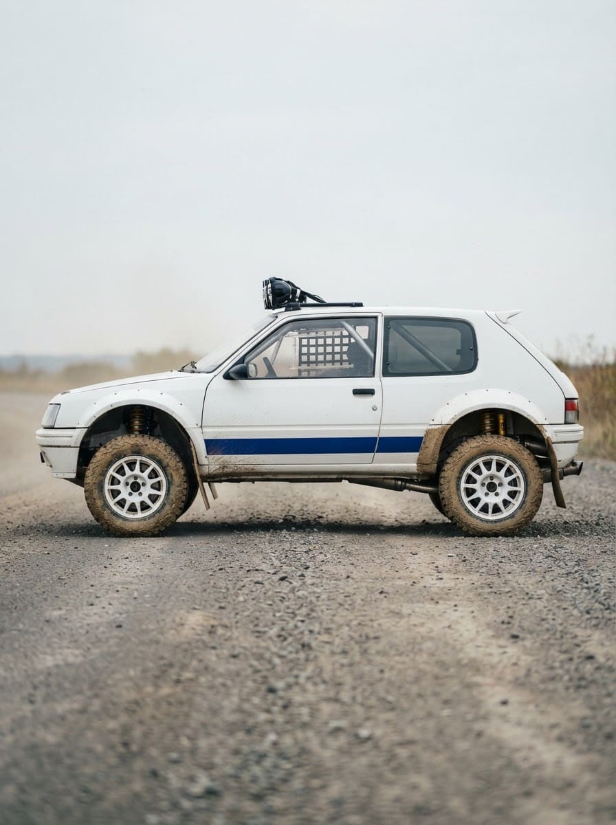Nimble rally hatchback