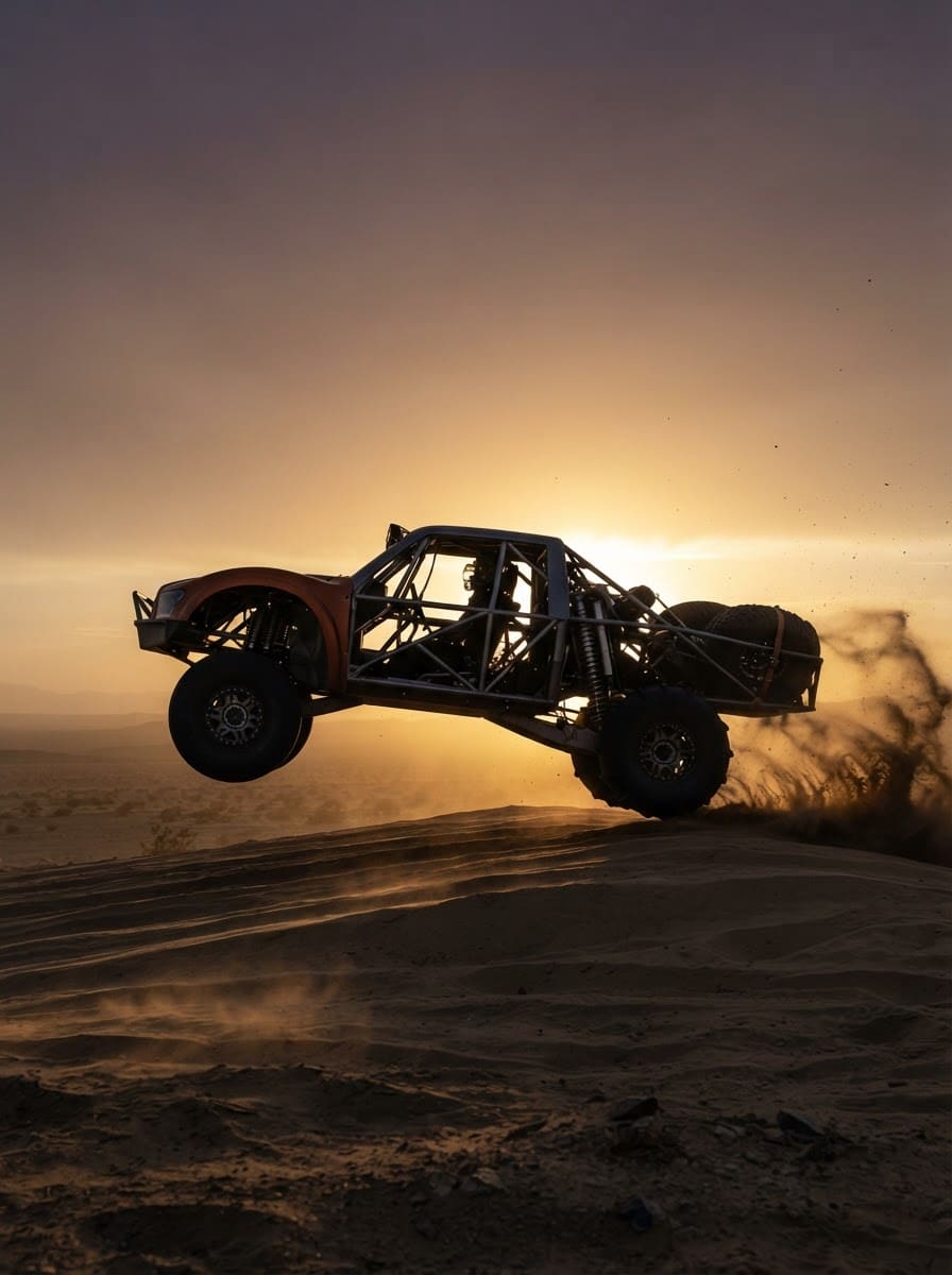 Desert trophy truck