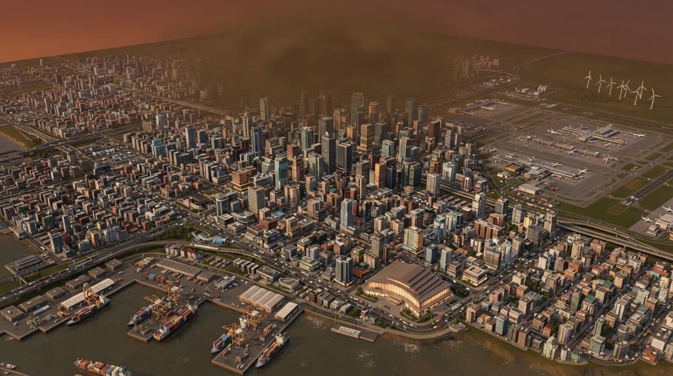 Megacity under international pressure