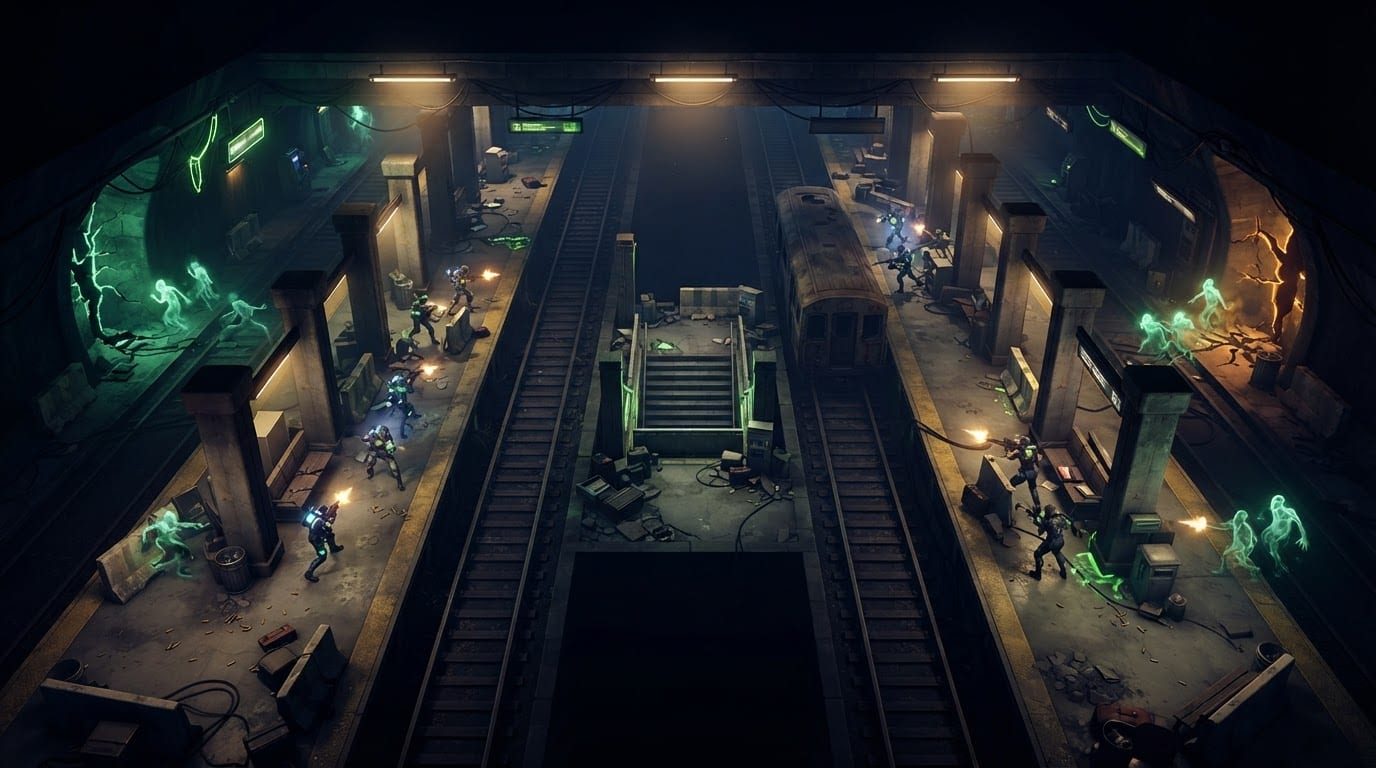 Abandoned subway station