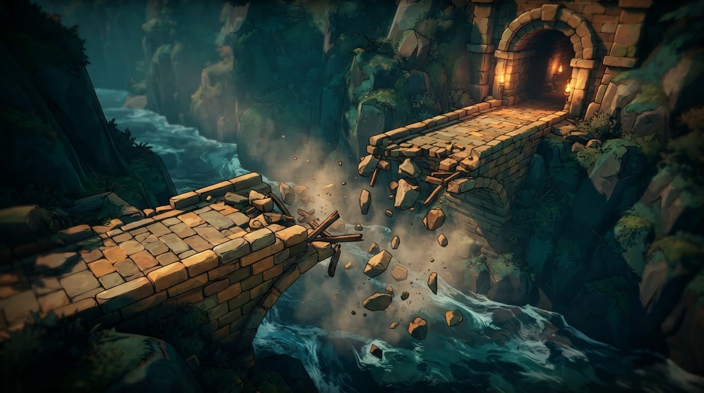 Survive a Crumbling Escape