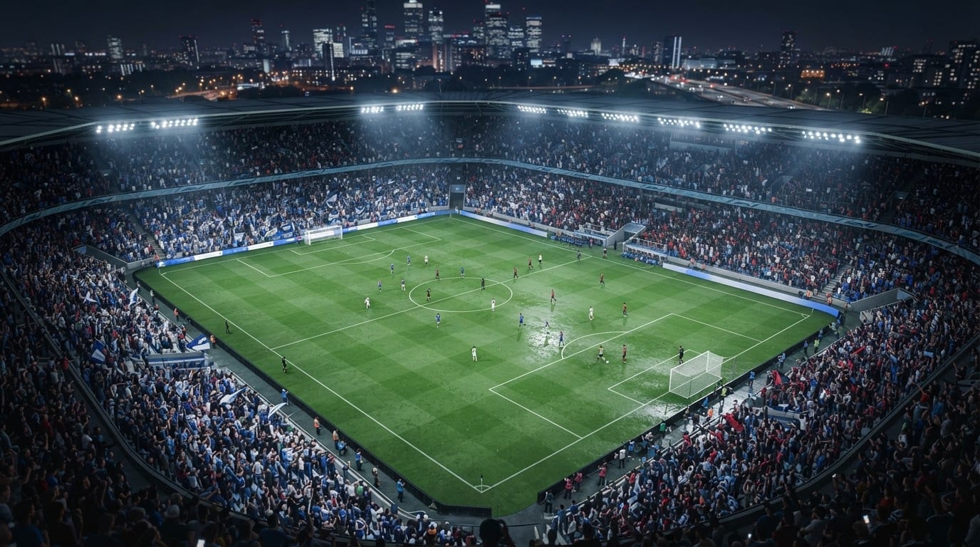Packed city stadium