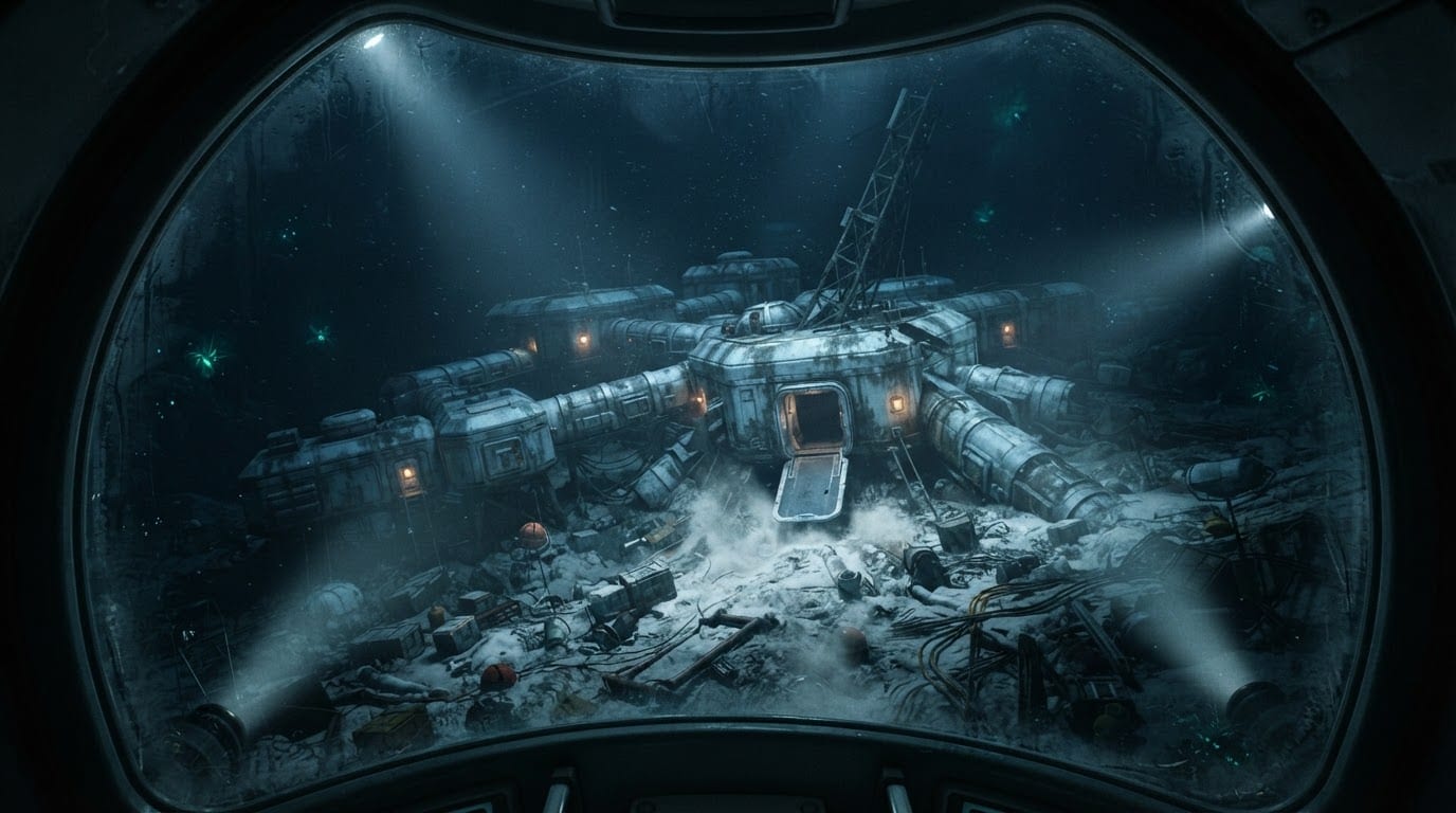 The abandoned deep-sea research complex