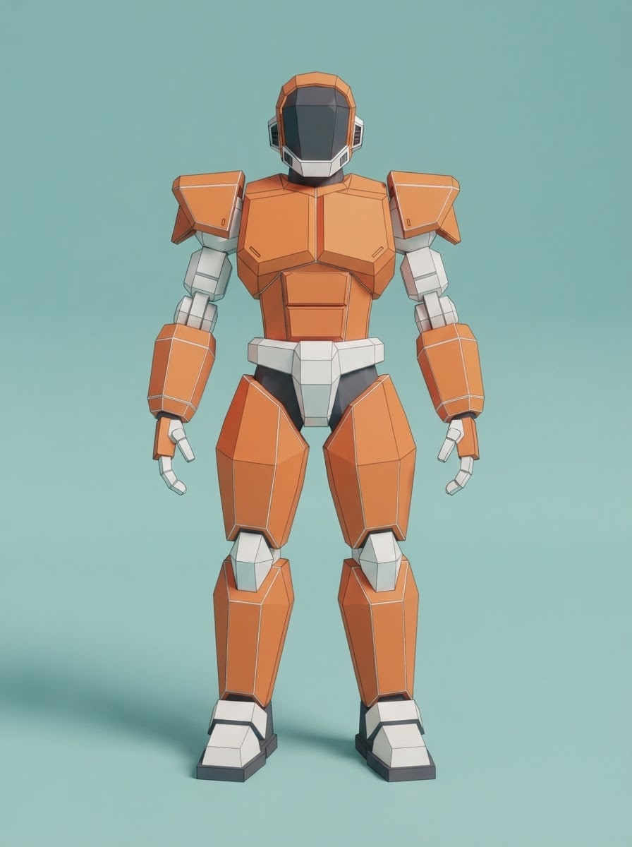 Androide laranja dos anos 80