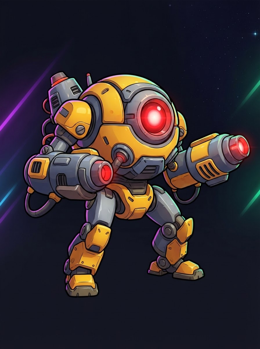 Robô de combate compacto