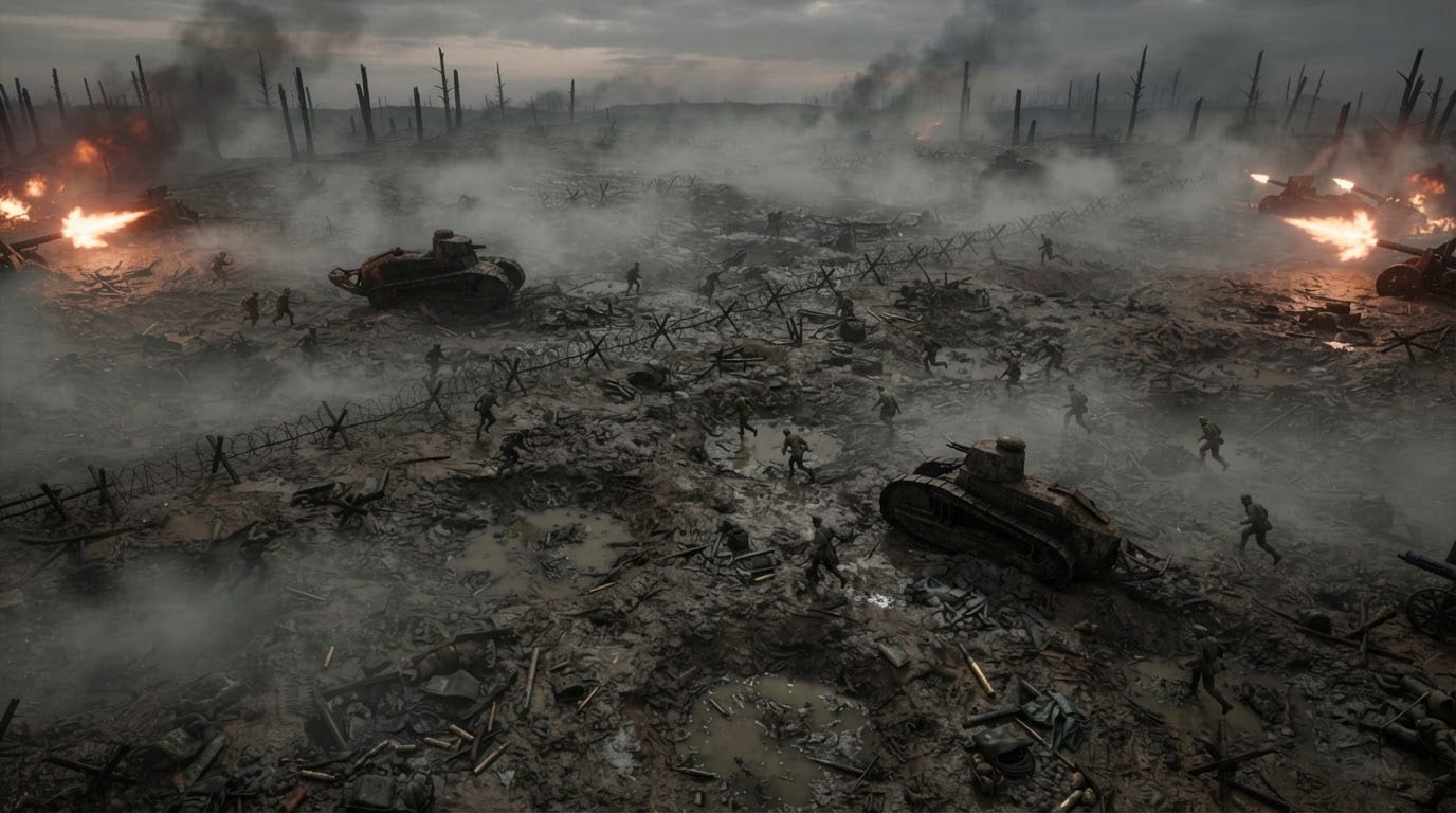 Rush the crater field