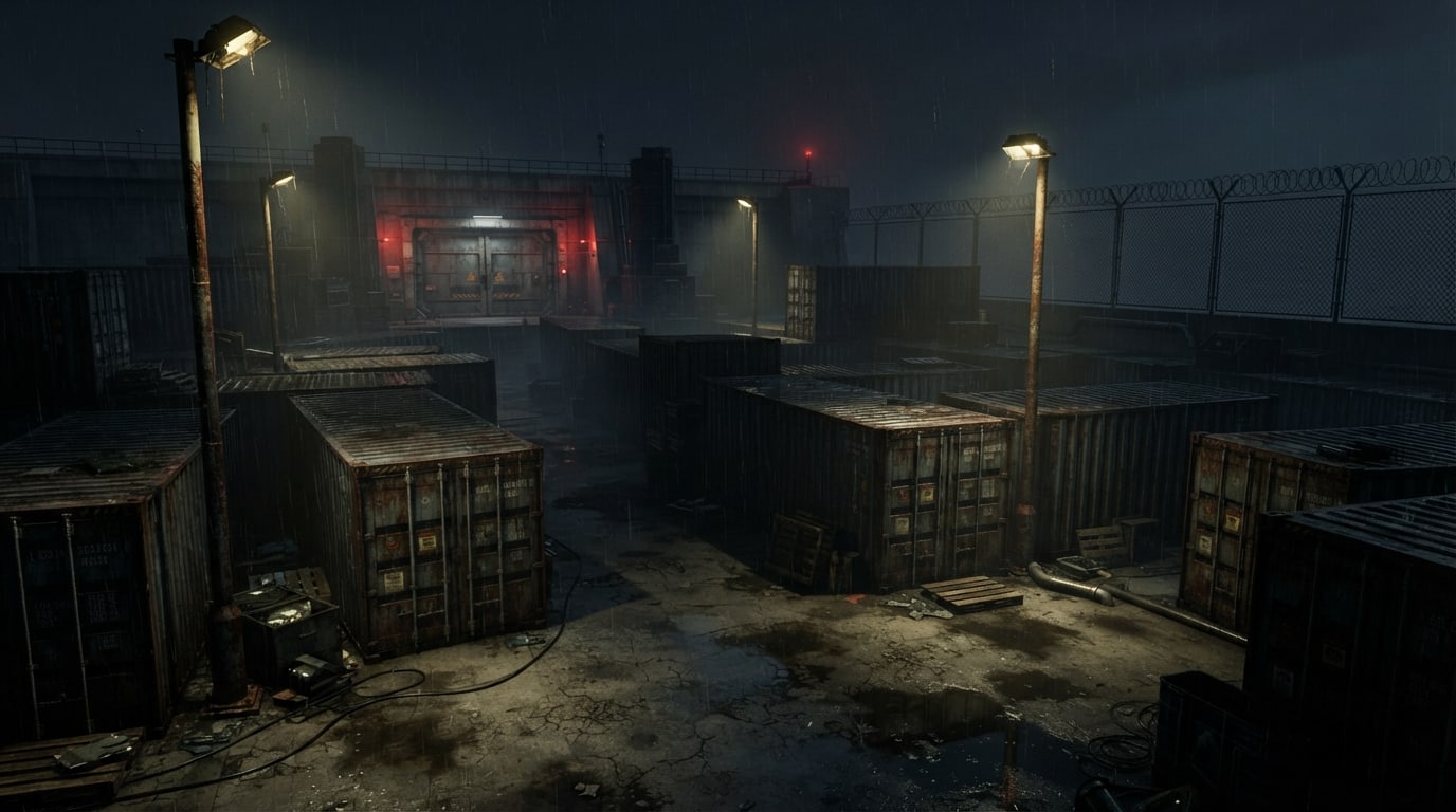 Abandoned surface loading docks