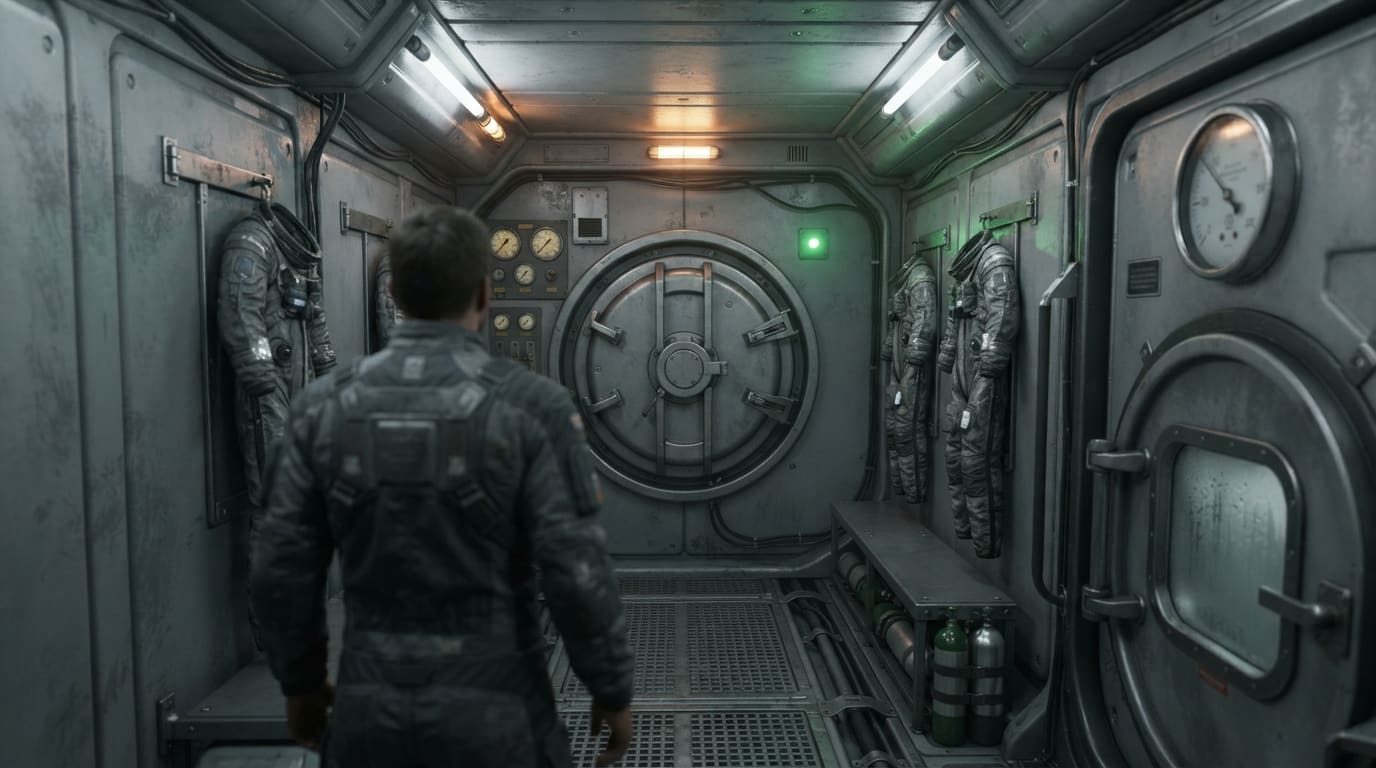 Airlock B refuge chamber