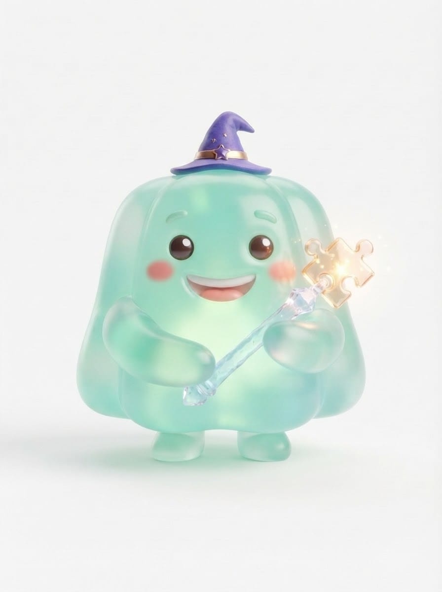 Wobbly jelly wizard