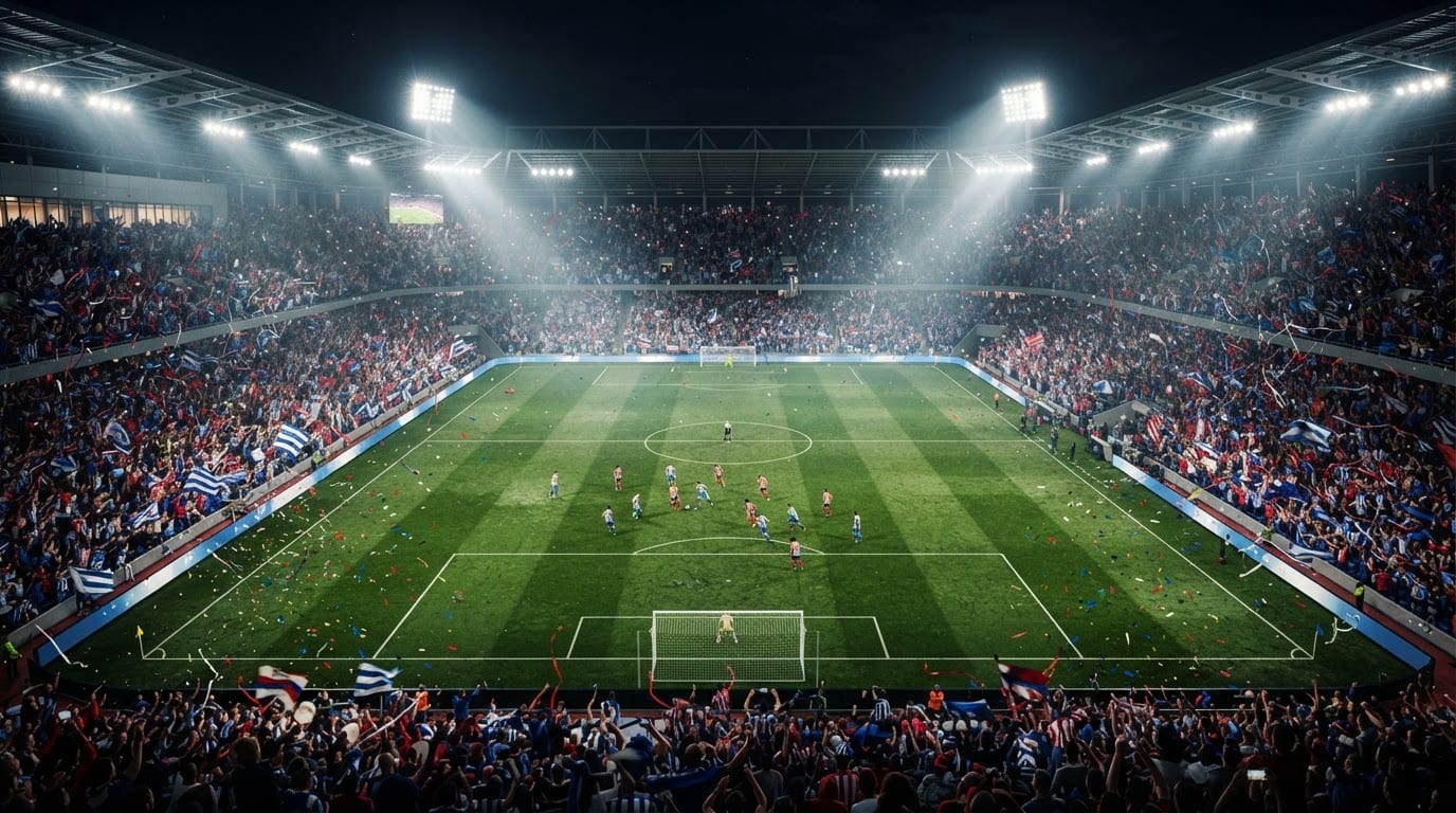Estádio lotado na final