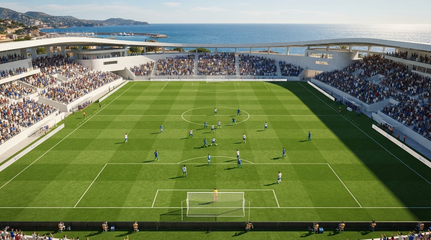 Sunny southern coastal arena