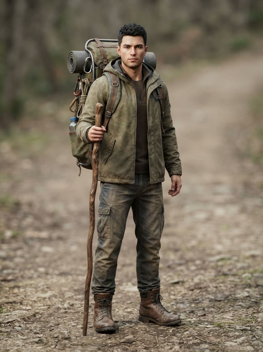 El mochilero solitario