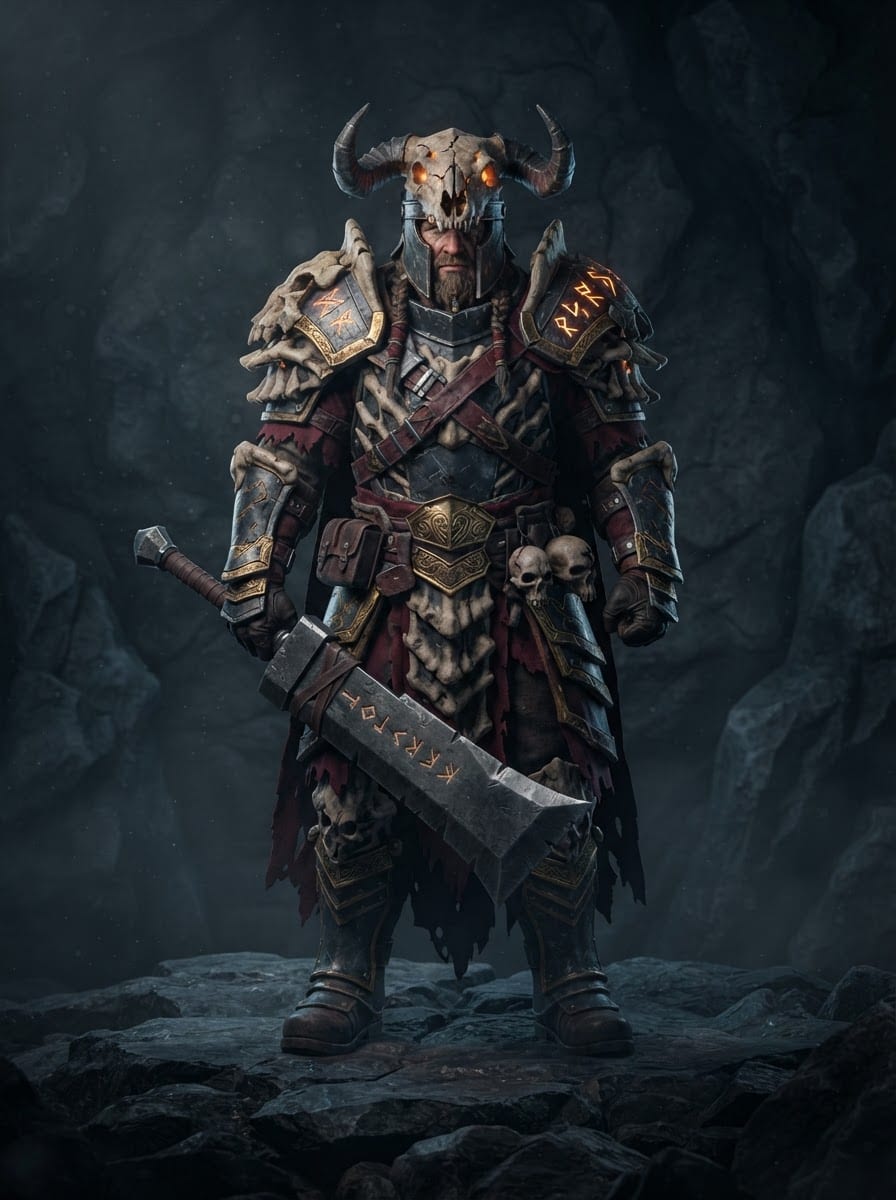 Armored human hunter