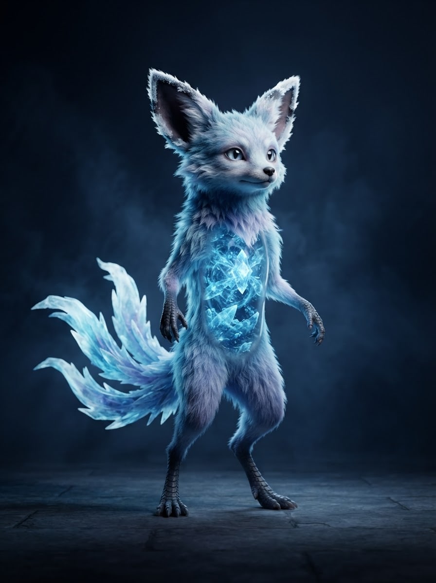 Small elemental fox spirit