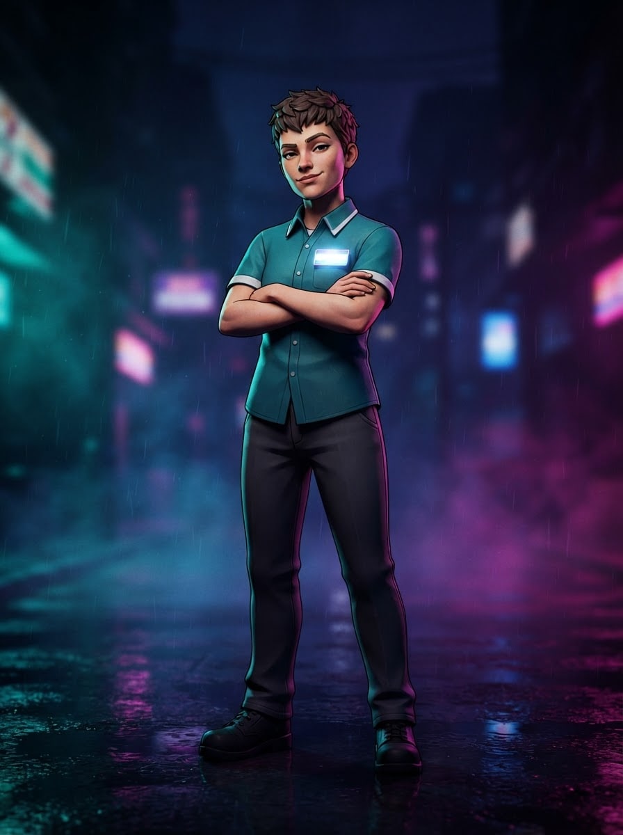 Night-shift shop worker