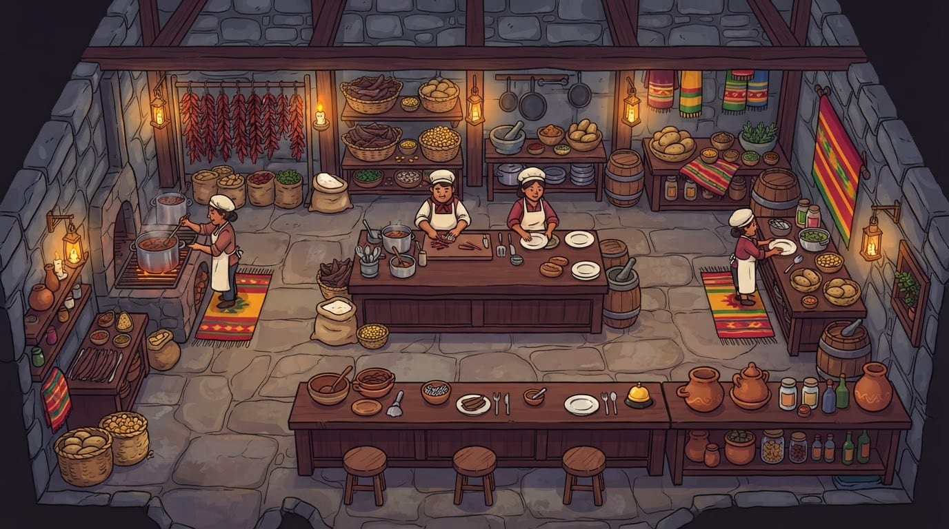 Restaurante sureño en Potosí
