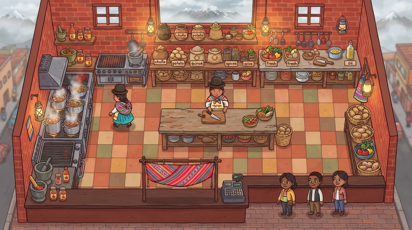 Cocina paceña en El Alto