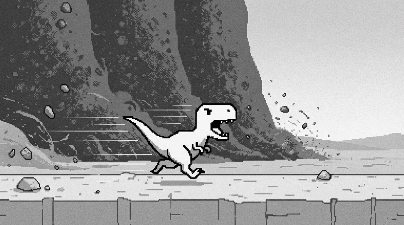 Sprinting through a storm