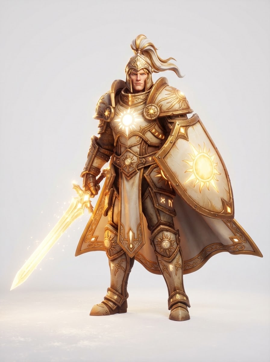 Paladín de luz solar