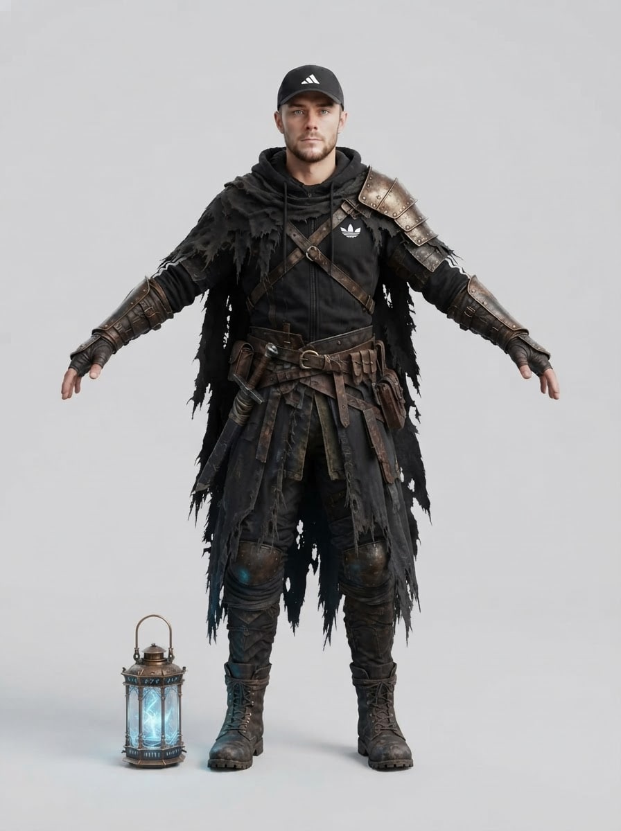 Image: Create a faithful production character reference f