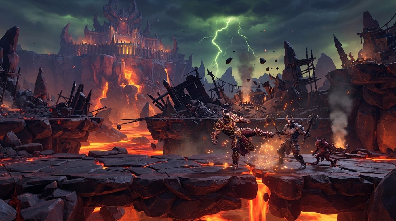 Demon lord's volcanic world