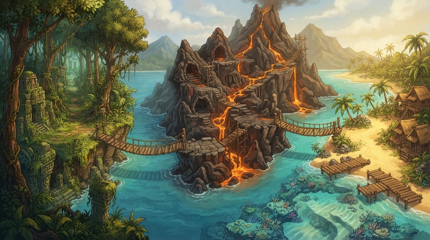Archipiélago tropical salvaje