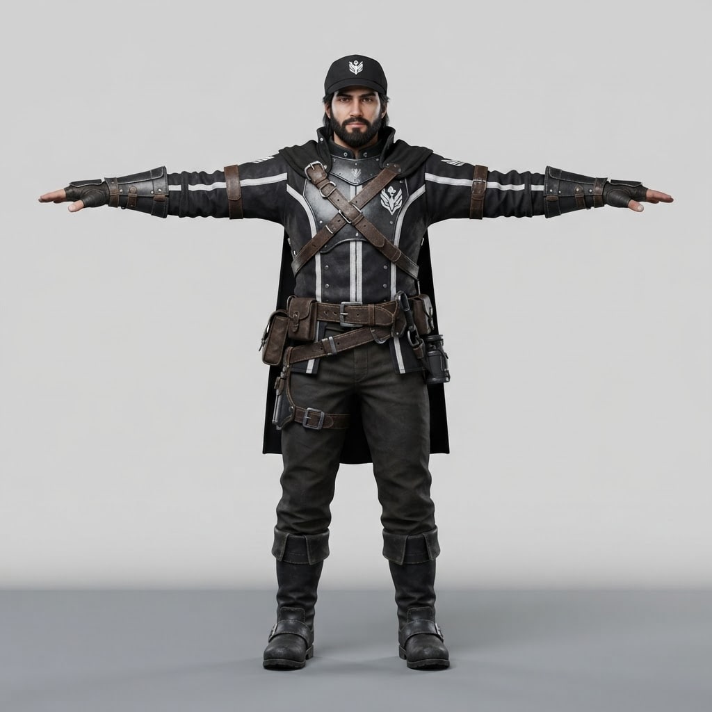 Pose correction ONLY: preserve exactly this