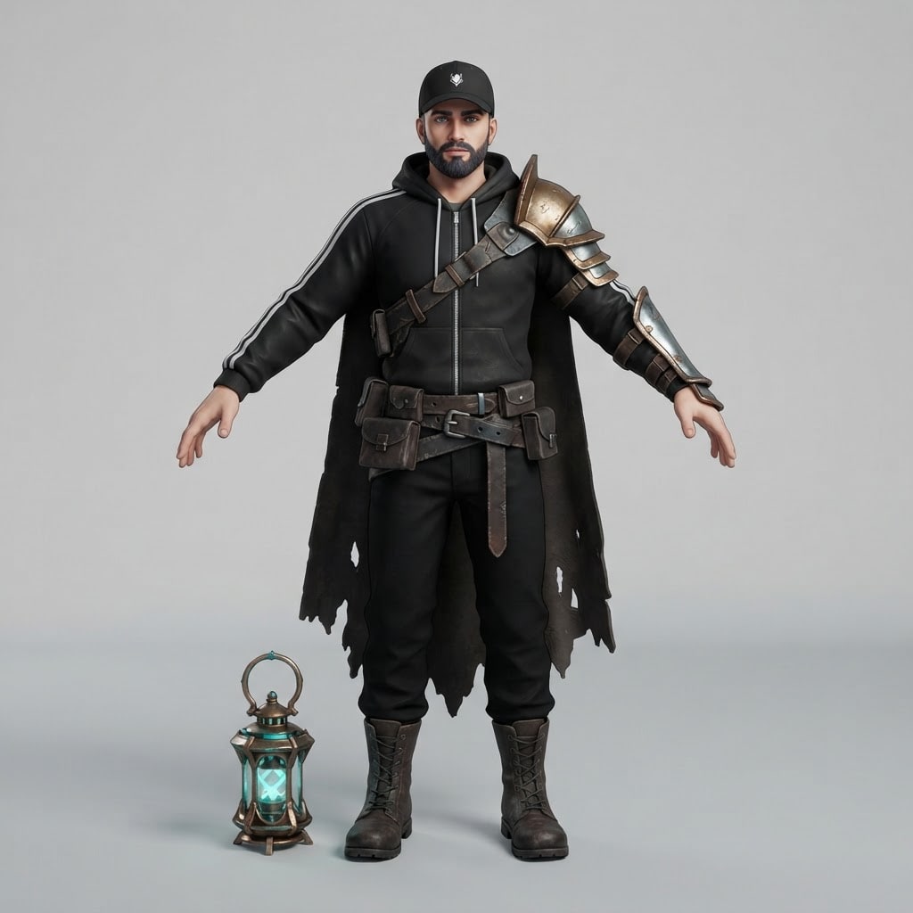 Create a faithful production character reference