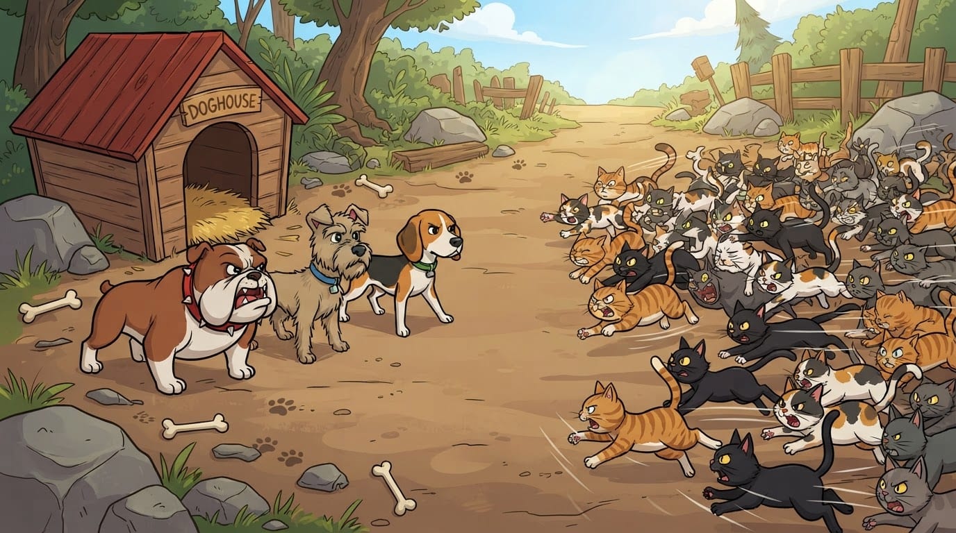 Defend the dog house