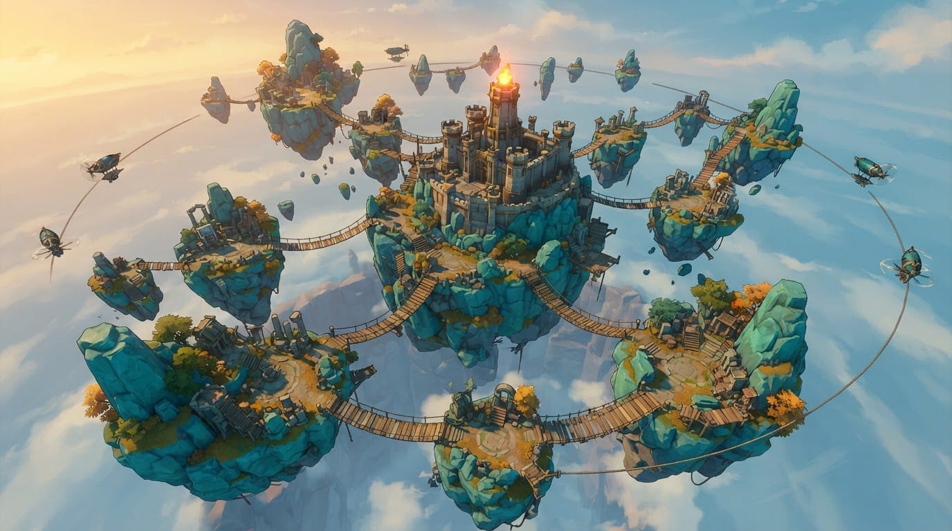 The archipelago sky-lanes