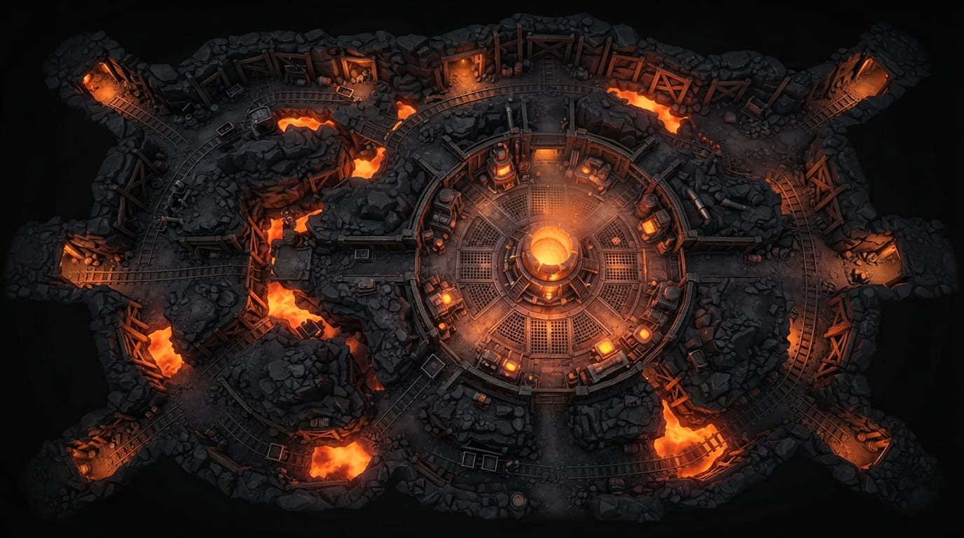 The Smoldering Iron Mine