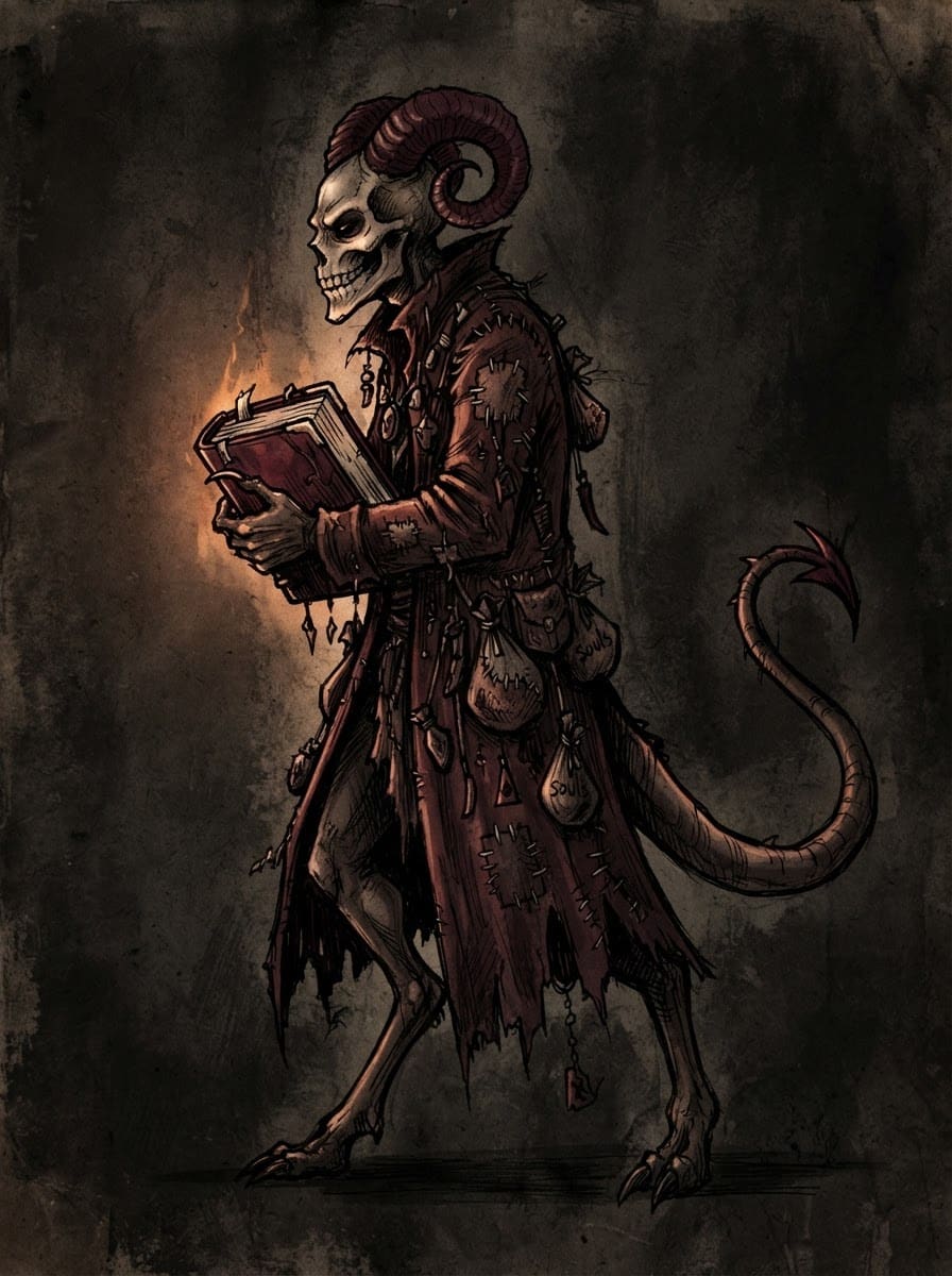 A Horned Sin Collector