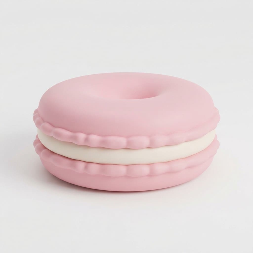 Image: A cute stylized 3D render of a game prop for a coz
