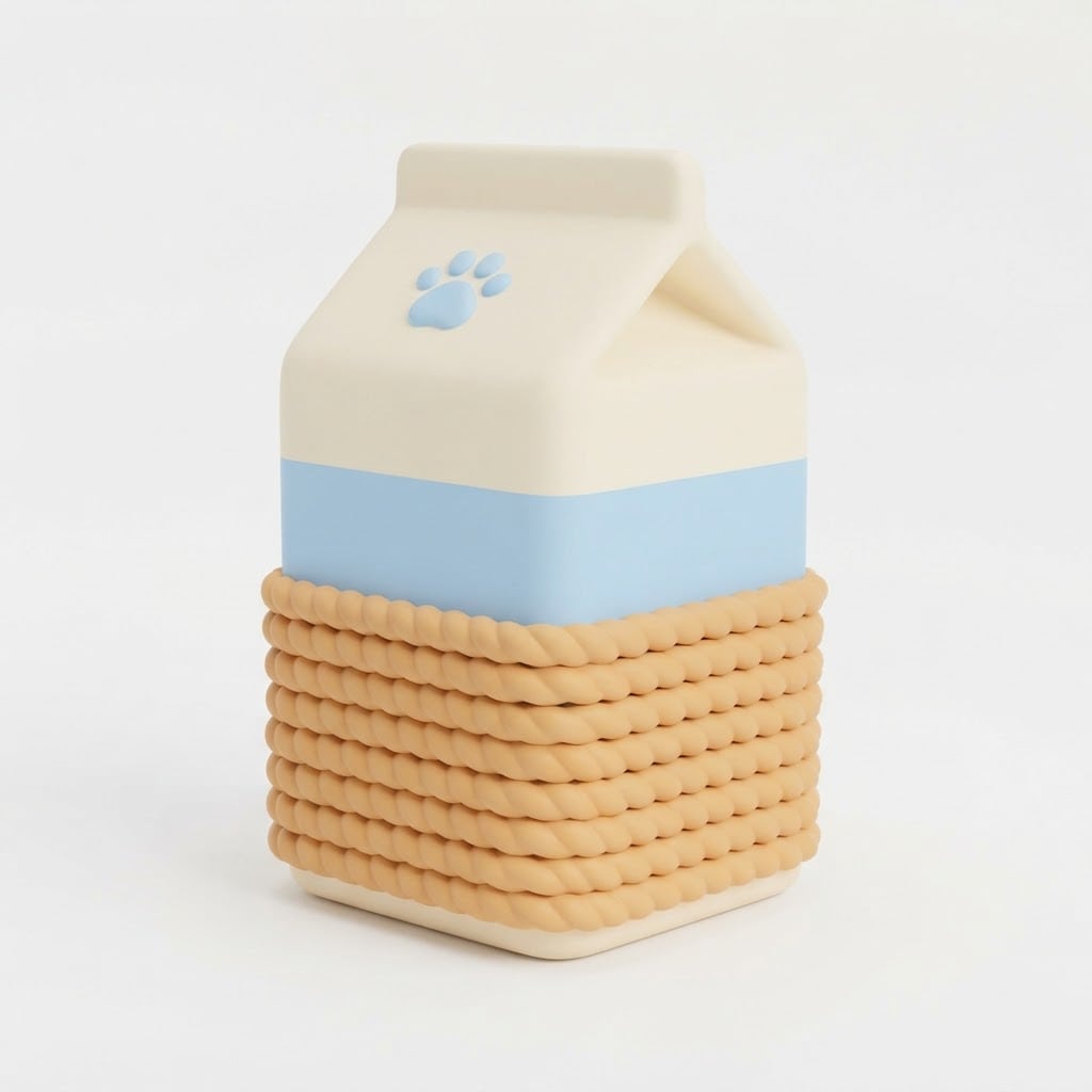 Image: A cute stylized 3D render of a game prop for a coz