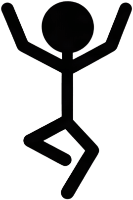 Jumping Stick Figure