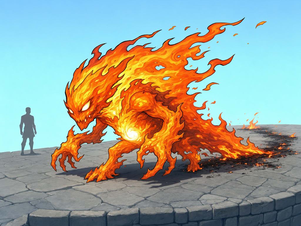 Creeping Flame - Option 2 - Wandering Wildfire