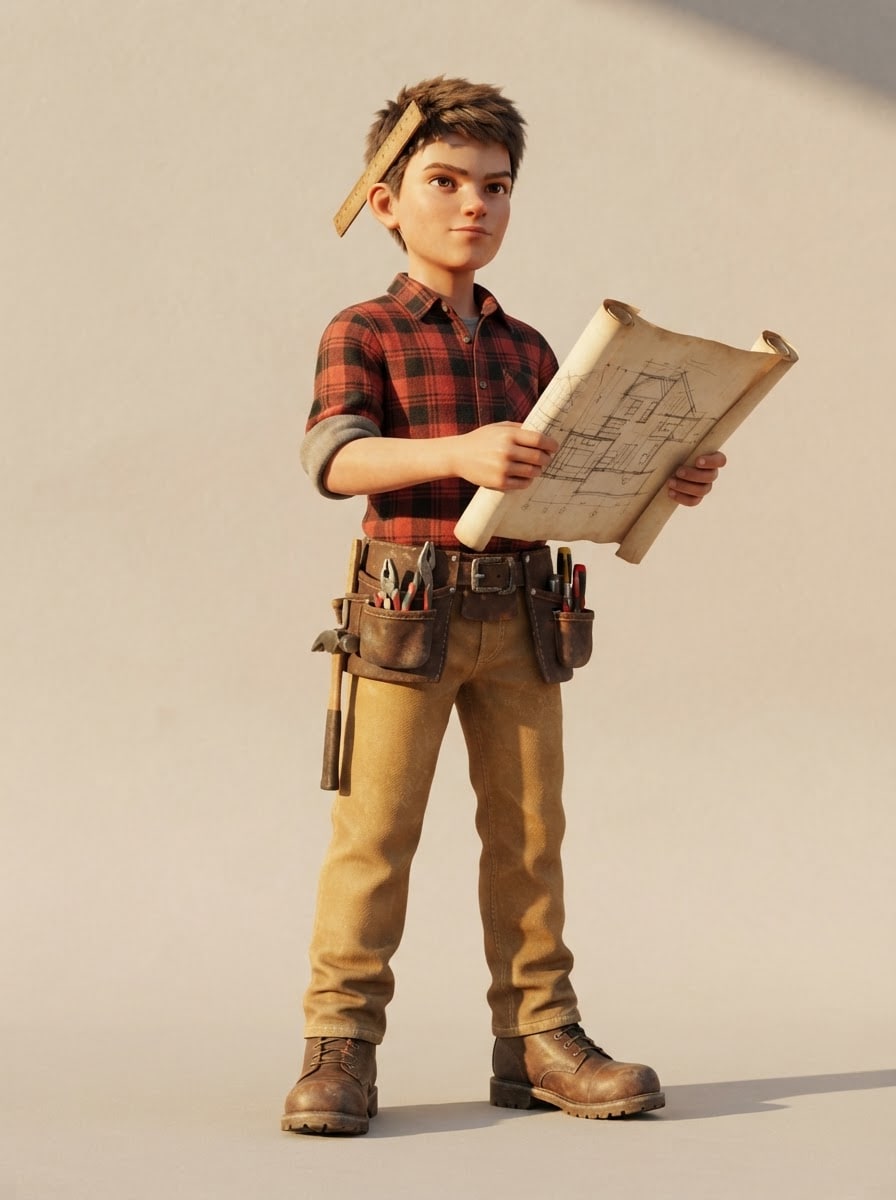 The young master builder