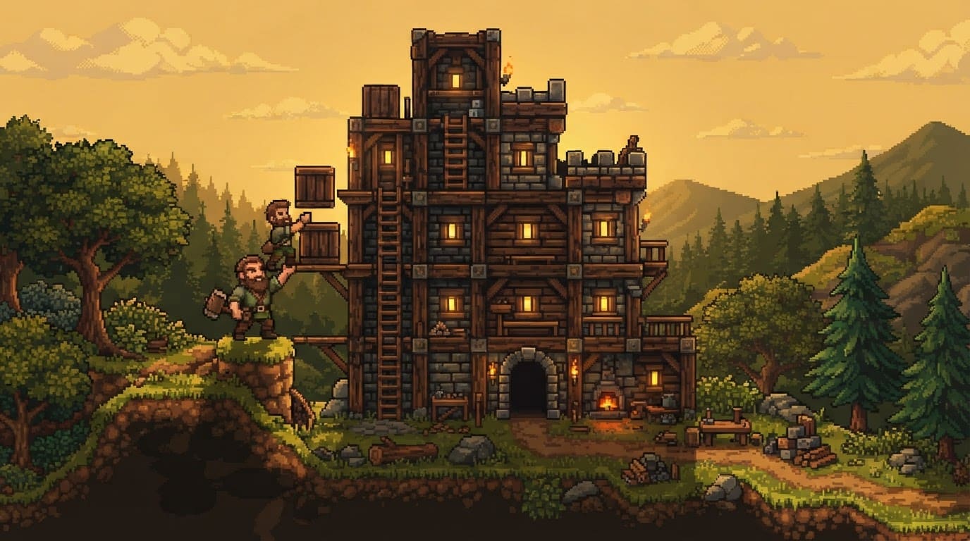 Build a fortress above ground