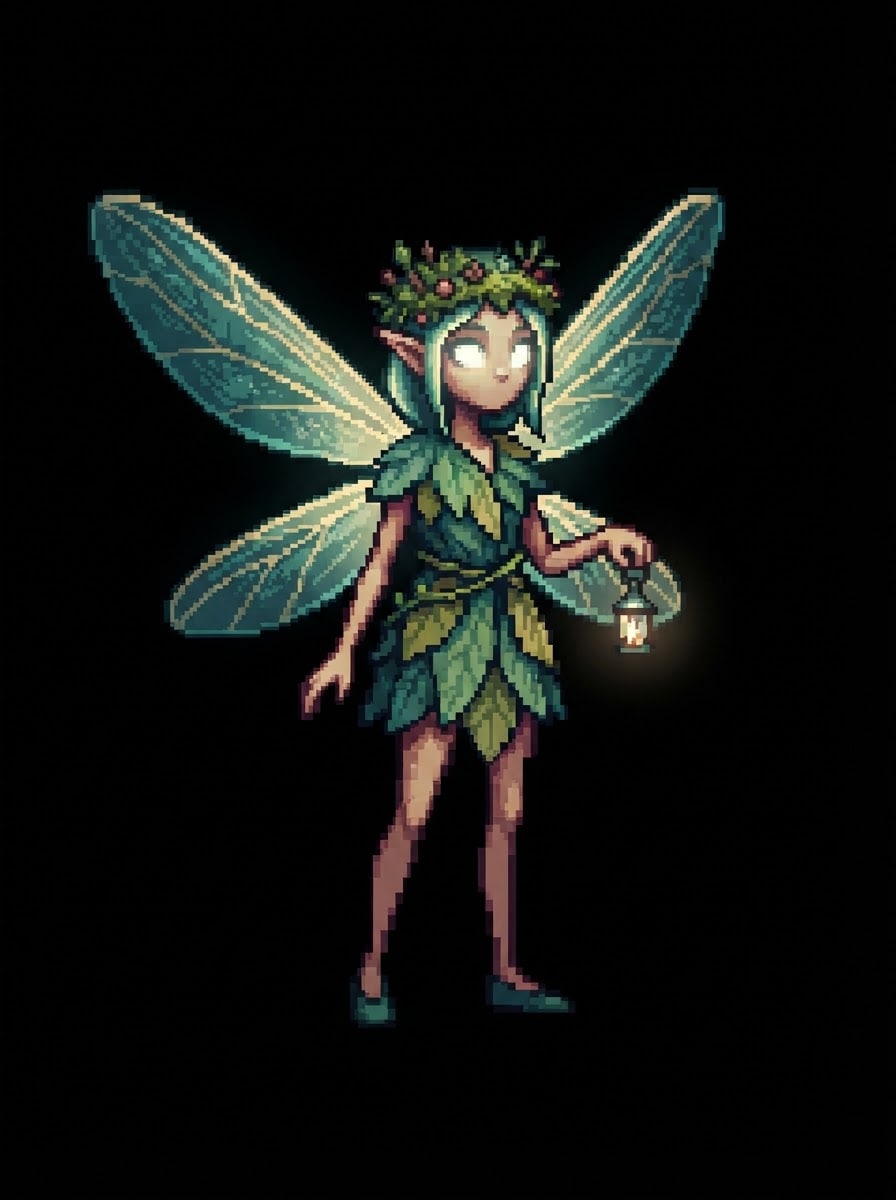 Wispy forest sprite