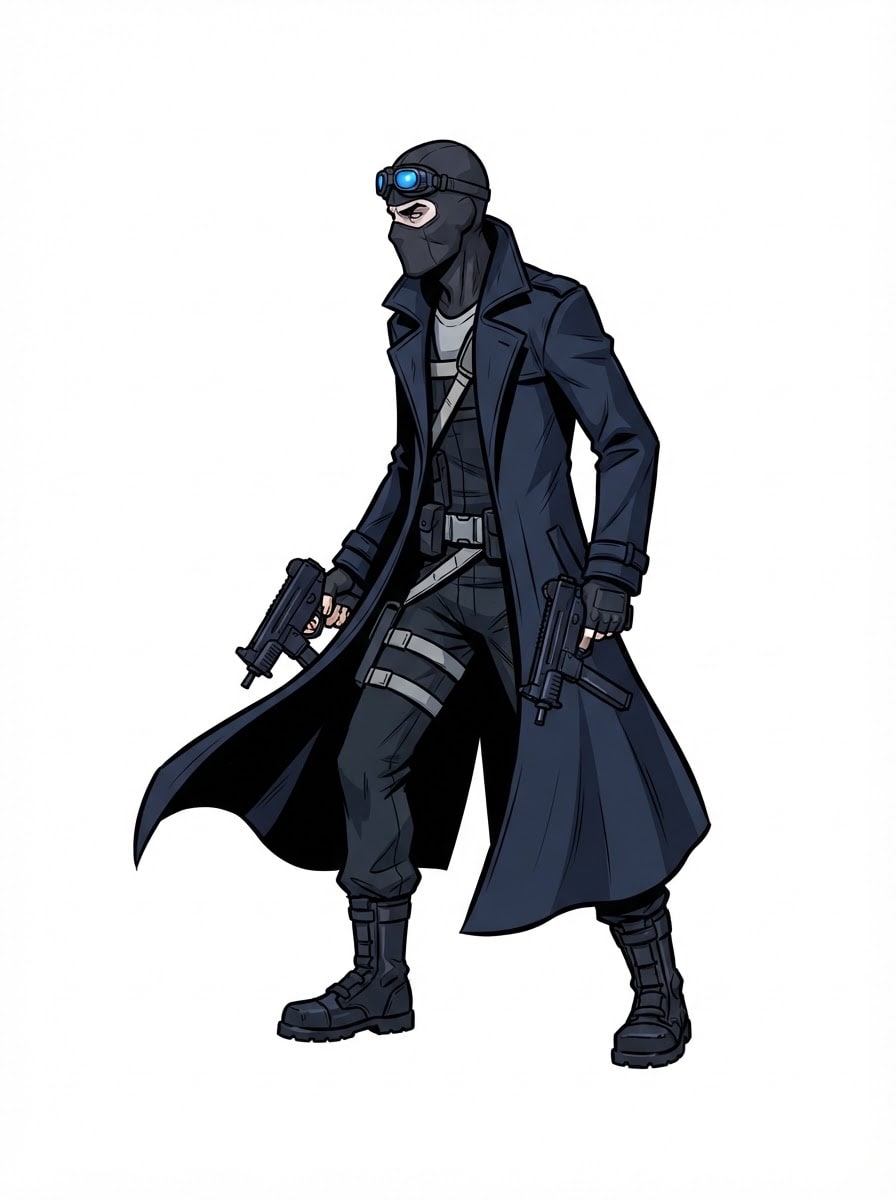 The agile trench coat drifter
