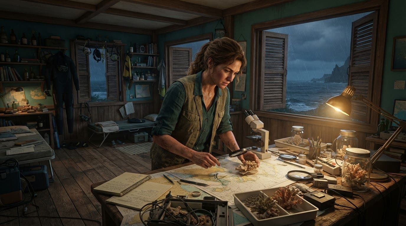 Uncover secrets at the research station