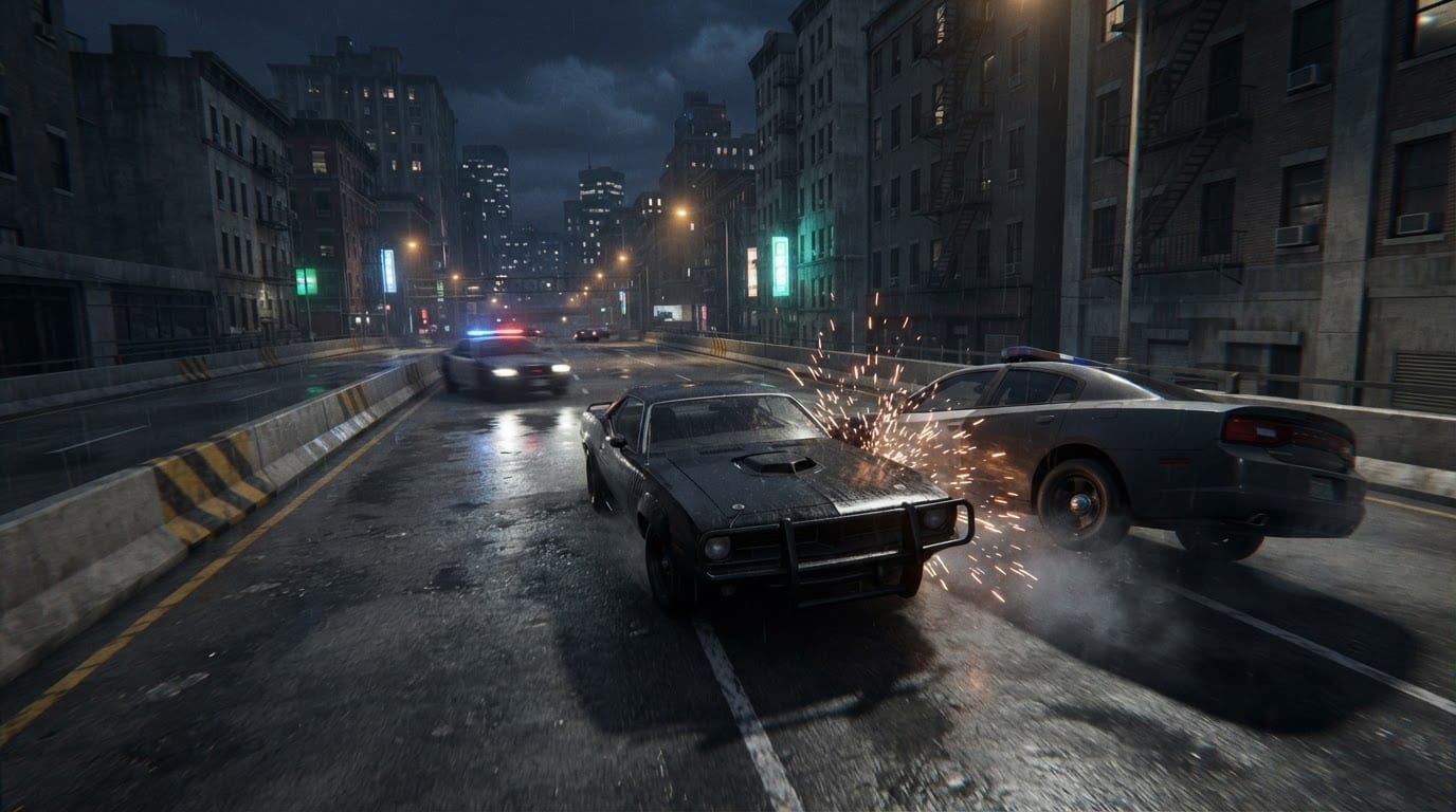 Ram through police roadblocks