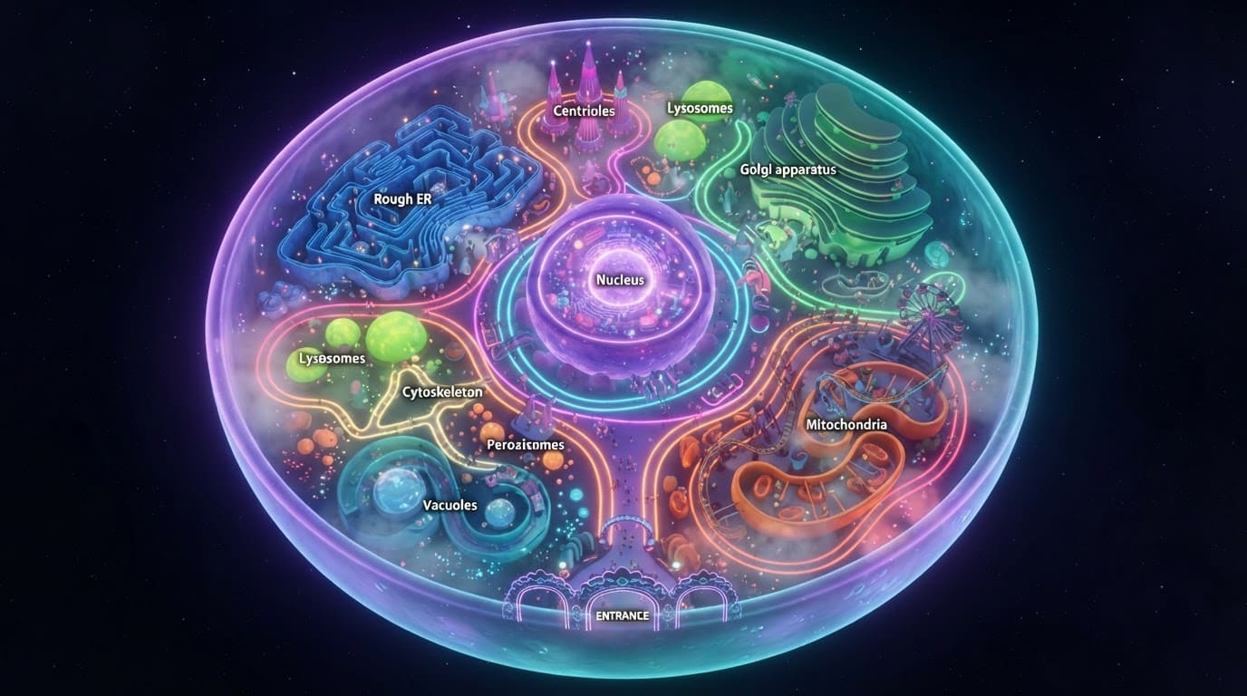 Inside the full cytoworld park