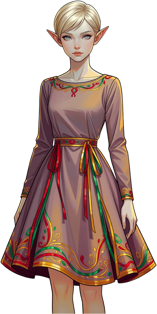 Elowen Festival Dress