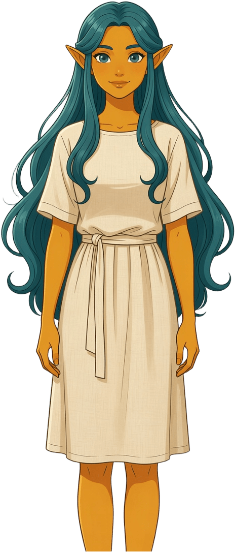 Thaloria Linen Tunic