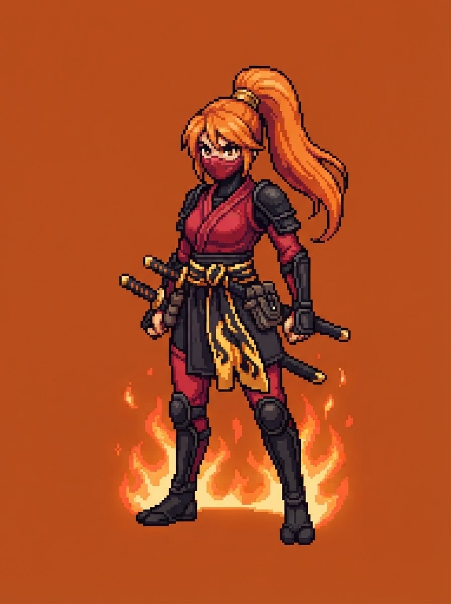 Kunoichi das Chamas