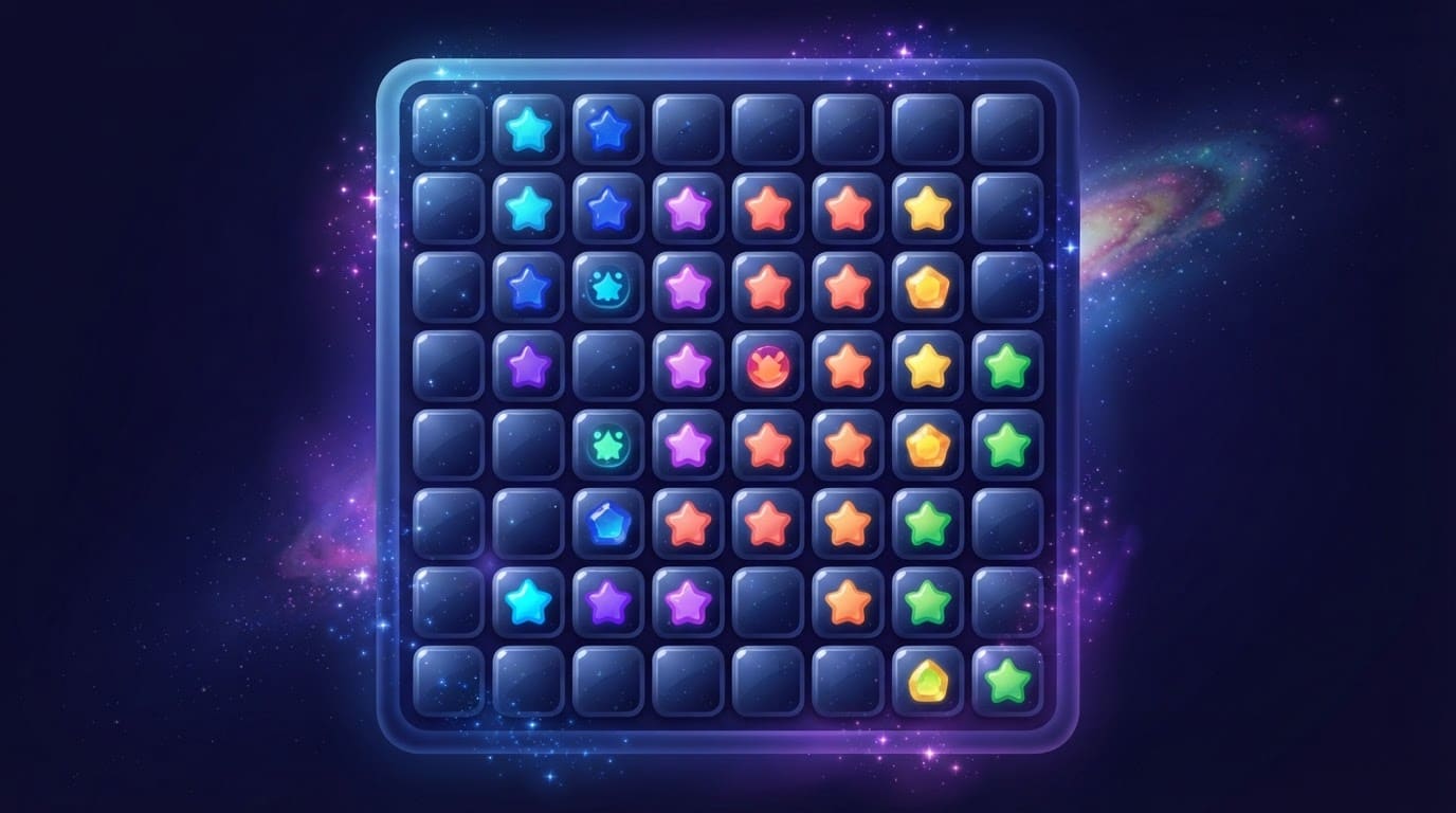 A starry night sky board