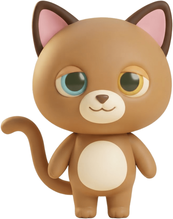 Image: Premium cozy mobile game art, stylized 3D miniatur
