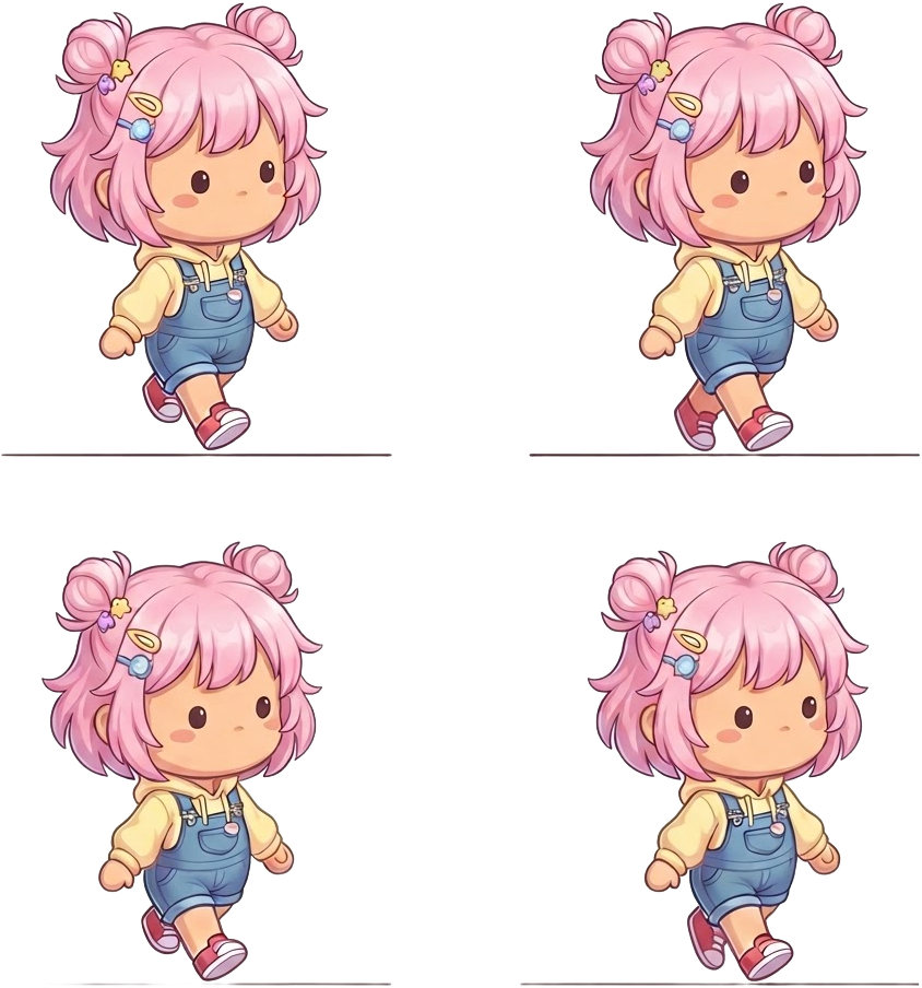 Image: Using the exact chibi character from the reference